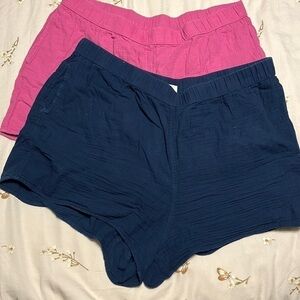 Pair of Universal Thread Linen Shorts with Pockets.